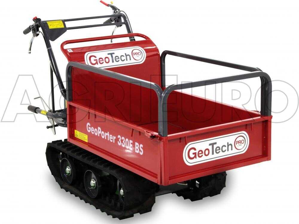 GeoTech Raupendumper GeoPorter 330E B&S CR950 mit ausziehbaren Seitenwänden - 300 kg