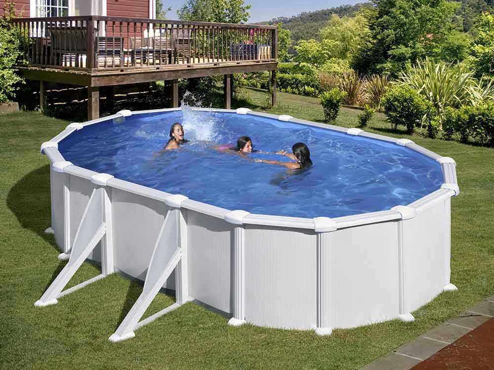 Gre Atlantis Oval 500x300x132cm - Stahlwandbecken – Bild 3