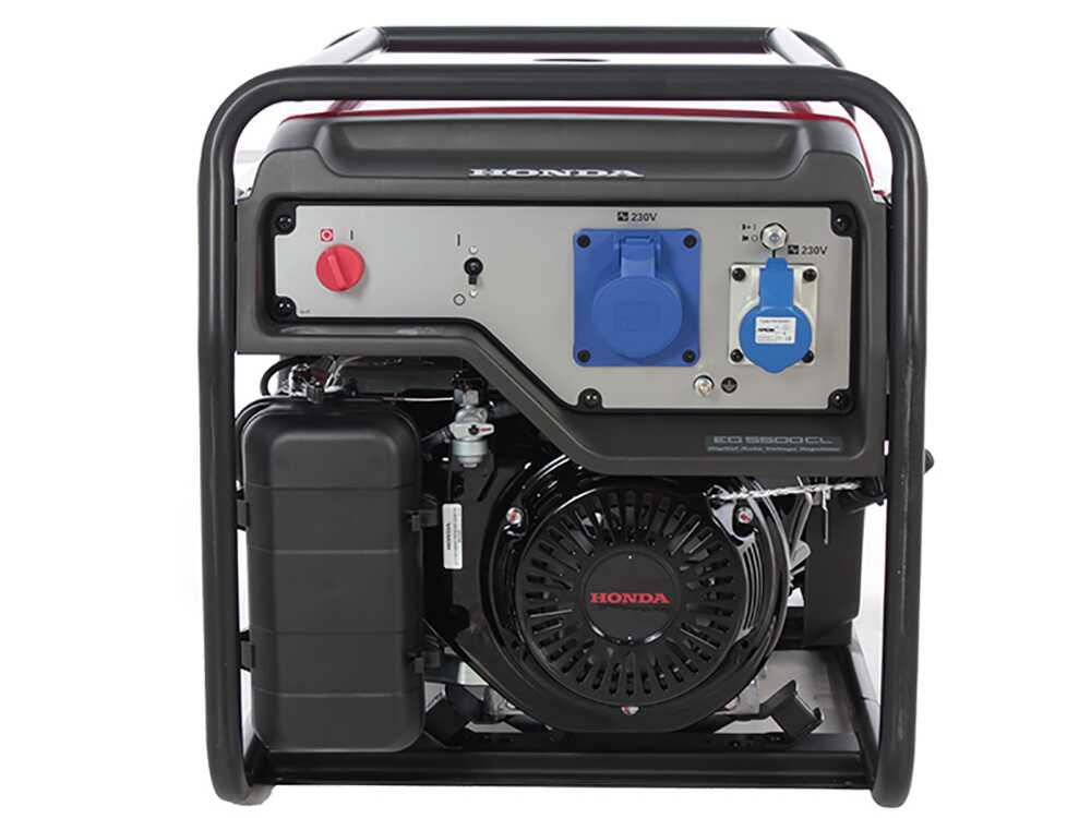 Honda EG 5500 CL - Benzin-Stromerzeuger mit AVR-Regelung 5.5 kW - Dauerleistung 5 kW - 230V – Bild 2