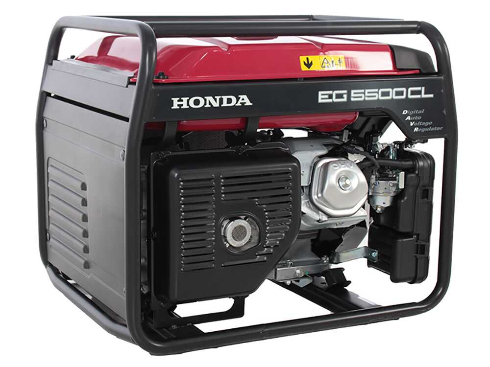 Honda EG 5500 CL - Benzin-Stromerzeuger mit AVR-Regelung 5.5 kW - Dauerleistung 5 kW - 230V – Bild 4