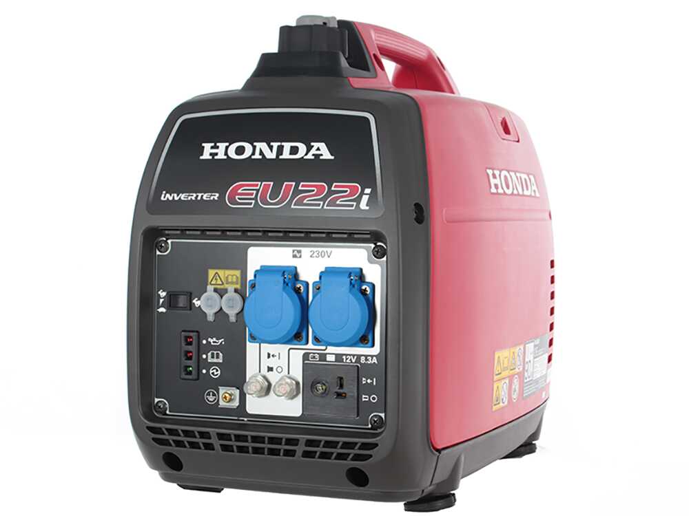 Honda EU22i - Tragbarer leiser Inverter-Stromerzeuger 2.2 kW - Dauerleistung 1.8 kW - 230V