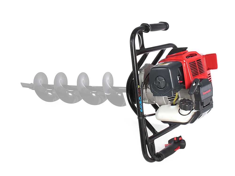 Kawasaki TJ 53 E - Erdlochbohrer - mit Verbrennungsmotor - BOHRSPITZE NICHT ENTHALTEN