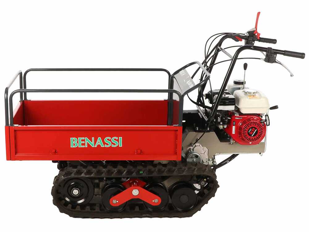 Kettendumper Benassi M503H – Hydraulischer, erweiterbarer Dumperkasten – Tragfähigkeit 550 kg – Bild 2