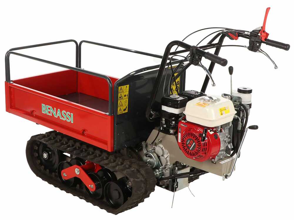 Kettendumper Benassi M503H – Hydraulischer, erweiterbarer Dumperkasten – Tragfähigkeit 550 kg – Bild 3