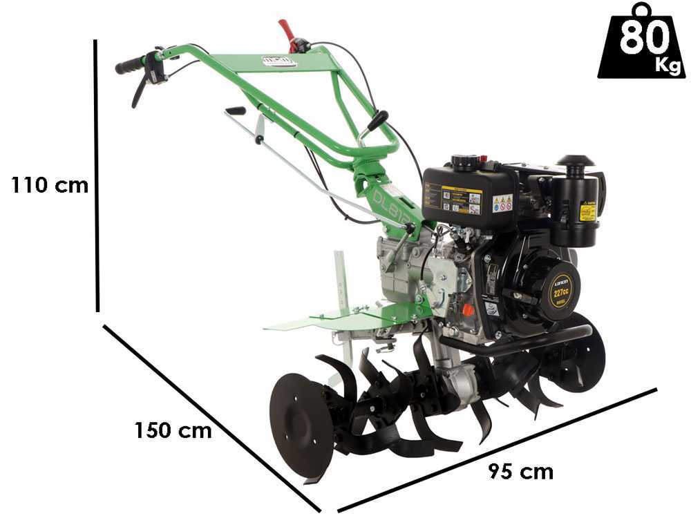 Motorhacke Lampacrescia MGM DL812 - Motor Loncin