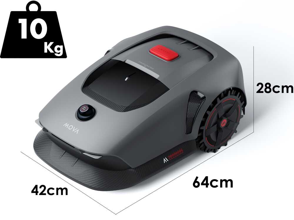 MOVA 1000 - Rasenmähroboter - Ohne Installation