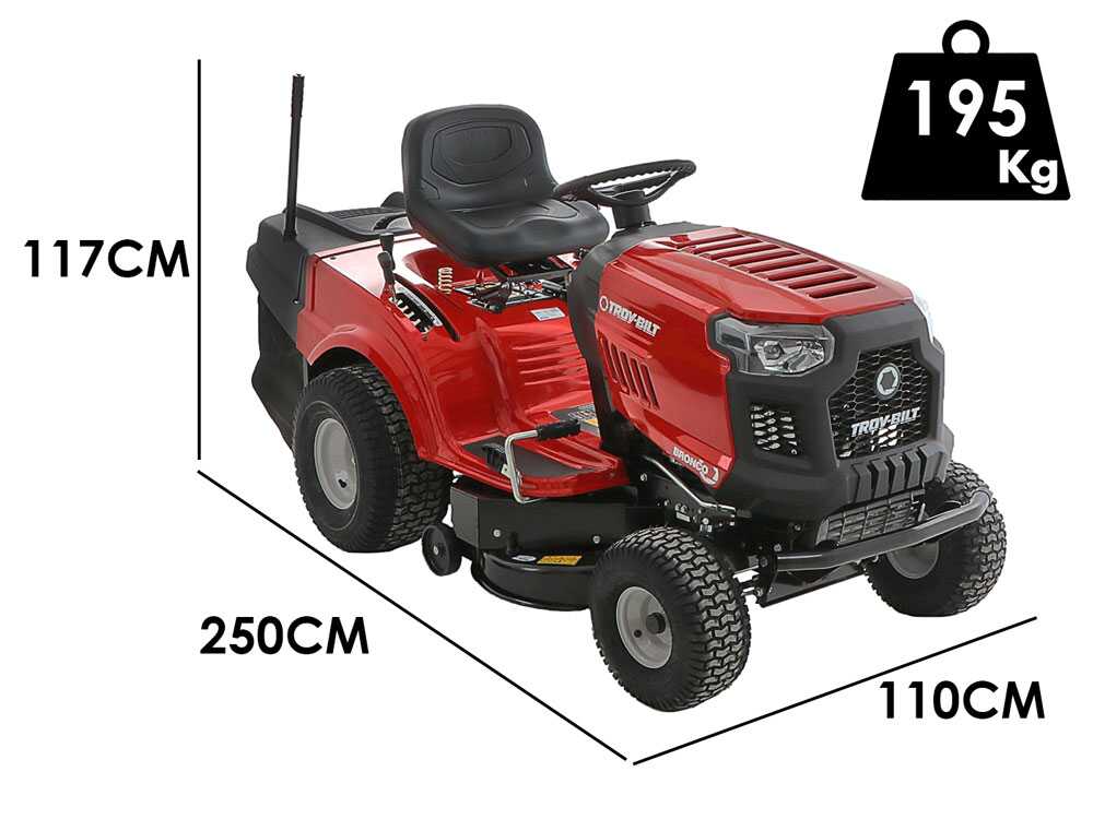 Rasentraktor Troy Bilt Bronco 92T-R - Hydrostatgetriebe - Fangkorb