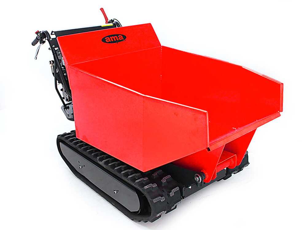 Raupendumper AMA TAG500TD - Hydraulische Kippmulde - Tragfähigkeit 500Kg – Bild 2