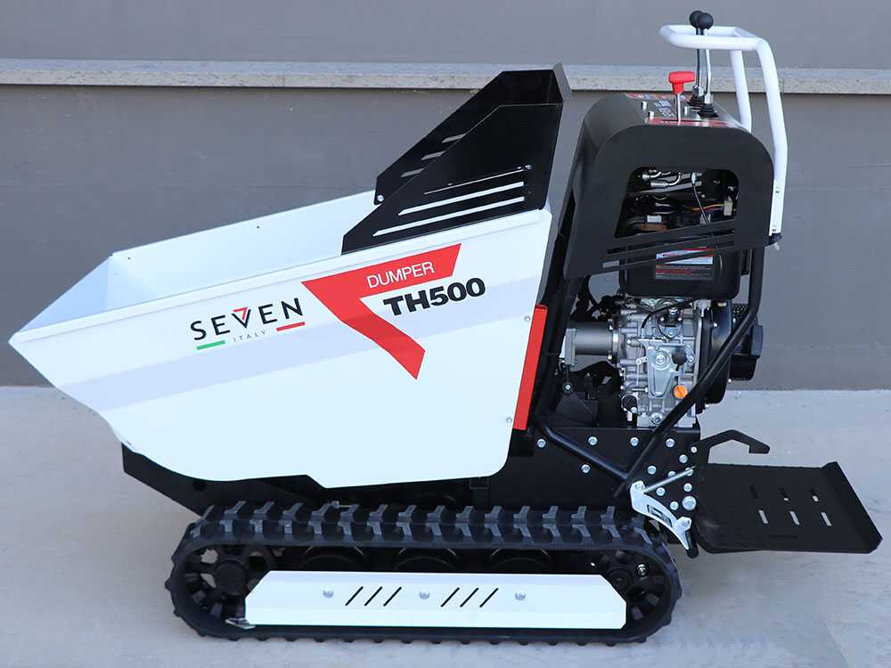 Raupendumper Seven Italy TH500 KM178-E - Hydraulische Dumper Mulde 500 kg – Bild 3