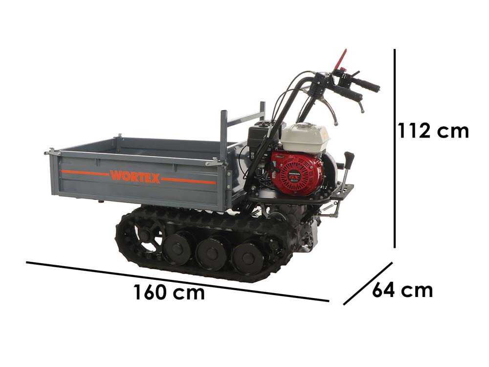 Raupendumper Wortex SFH 300 - Ausziehbarer Kasten - Tragfähigkeit 300 kg