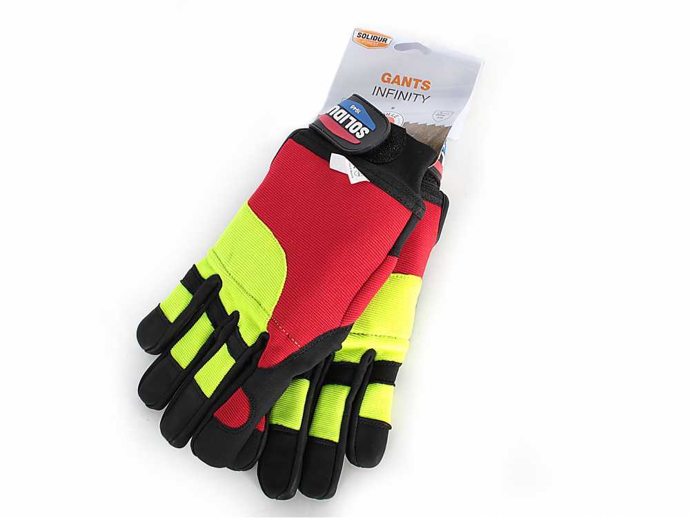 Schnittfeste Schutzhandschuhe für Motorsäge Solidur Forest - Größe M (Kleidergröße 9) – Bild 4