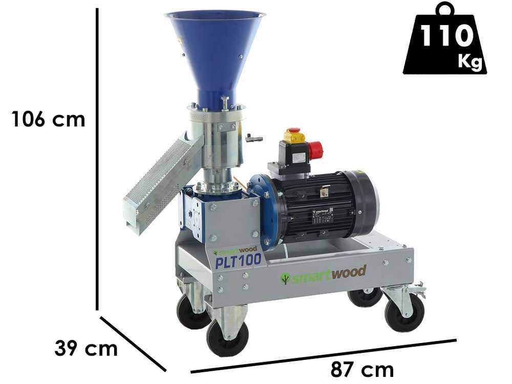 Smartwood PLT-100 - Pelletpresse 400V