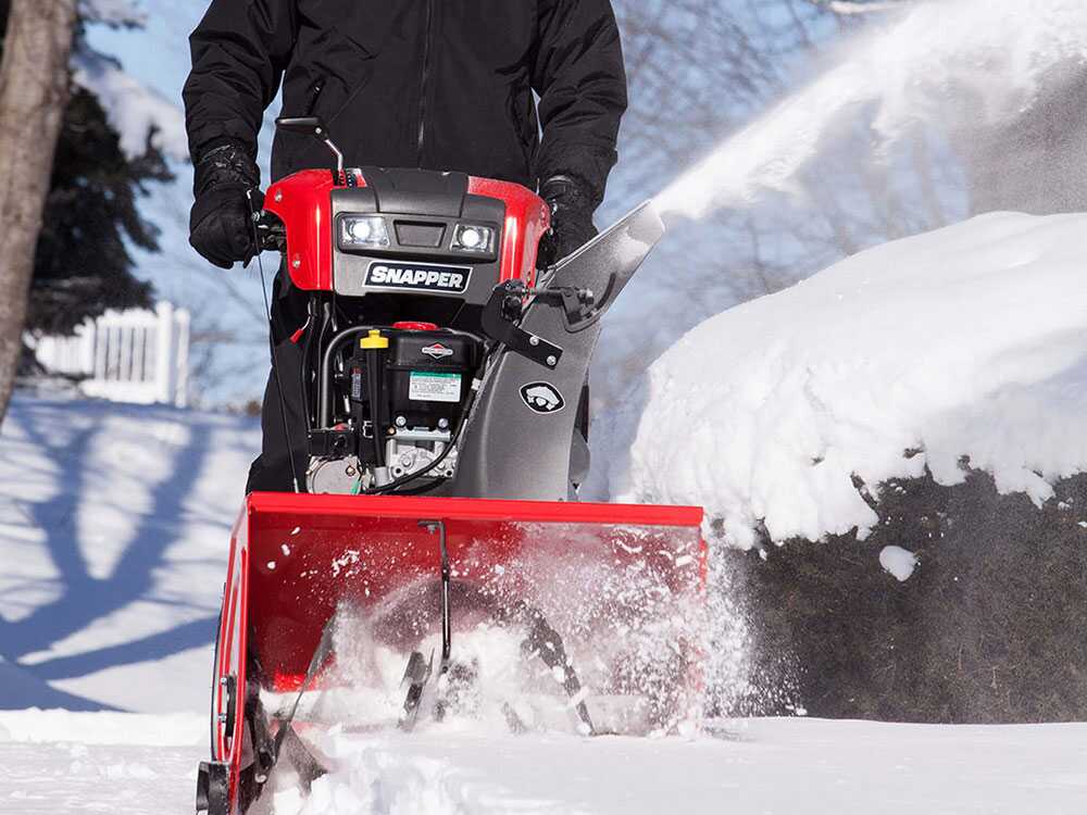 Snapper H1732ES - Benzin-Schneefräse - B&S Motor 1650 Snow – Bild 4
