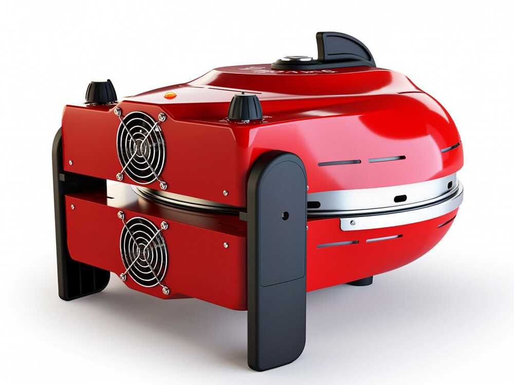 Spice Electronics Diavola Pro V 2.0 rot - Minibackofen - Biscotto-Pizzastein – Bild 4