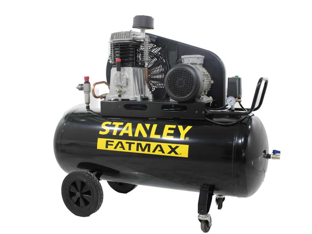 Stanley Fatmax BA 651/11/270 - Kompressor mit Riemenantrieb 400V - Motor 5.5 PS - 270 Lt