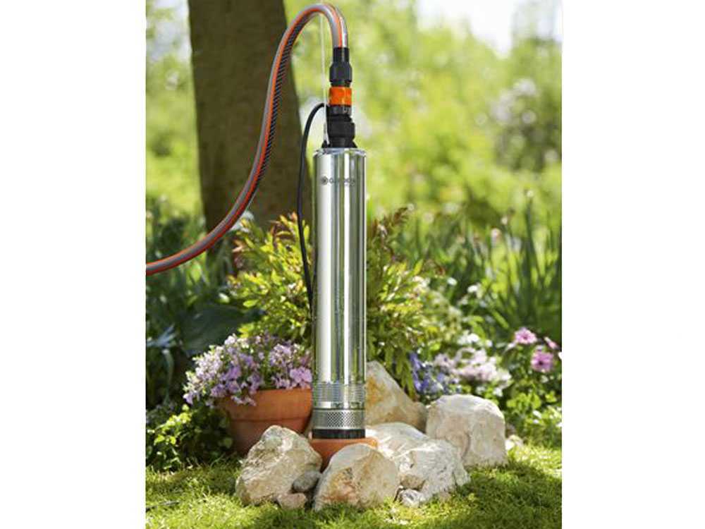 Tauchpumpe für Brunnen Gardena 5500/5 Inox- für klares Wasser - 850 W