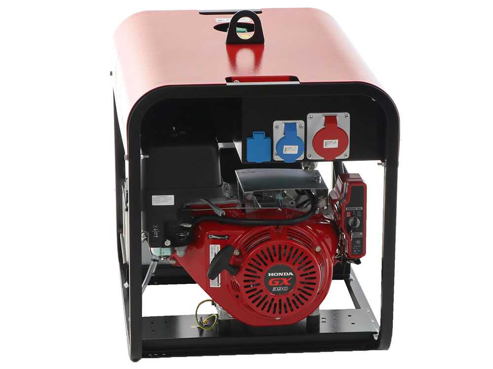 TecnoGen H8000TELX - Benzin-Stromerzeuger mit Elektrostarter 6 kW - Dauerleistung 5.4 kW - 400V – Bild 3